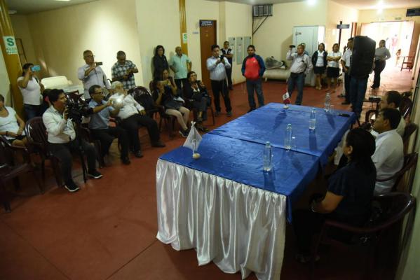 Conferencia de prensa Hospital Iquitos